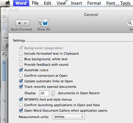word 2011 for mac pictures disappear