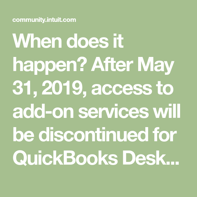 why is quickbooks for mac discontinued